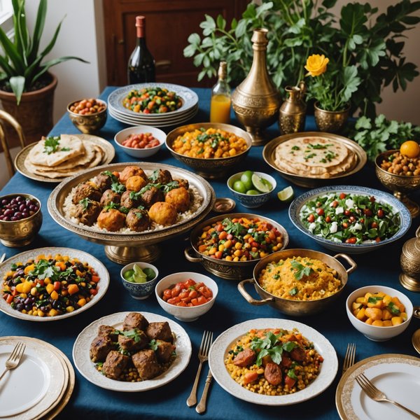 Comment organiser un dîner à thème avec des recettes inspirées de la cuisine marocaine ?